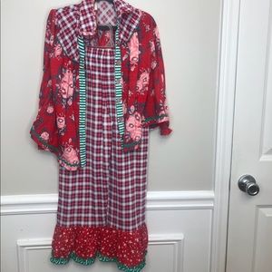 Matilda Jane Christmas PJs | EUC | size 8